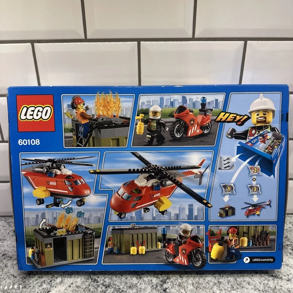 LEGO City Fire Response Unit (60108) New &‎ Factory Sealed Building Toy